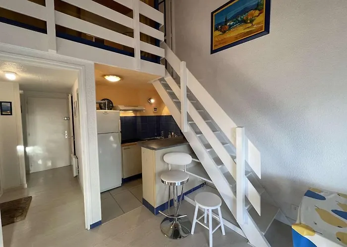 Apartamento Studio Mezzanine 4 Pers, Plage à 50m, Parking Privé - FR-1-224C-591 *