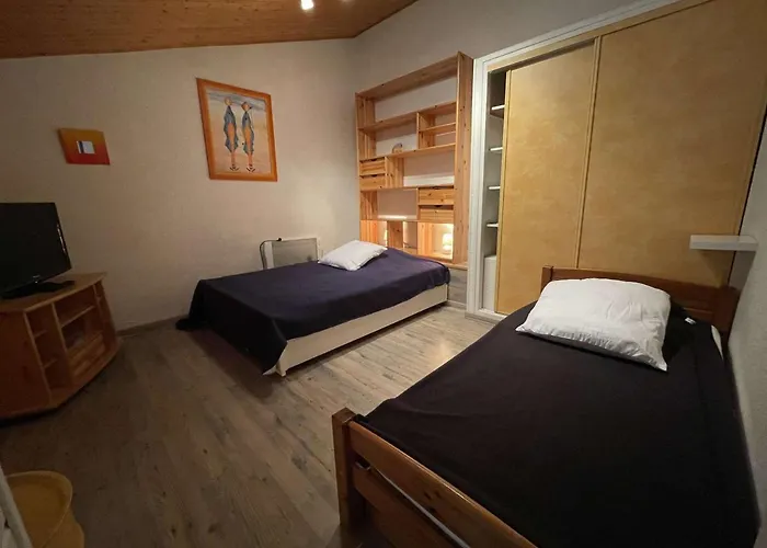 Studio Mezzanine 4 Pers, Plage à 50m, Parking Privé - FR-1-224C-591 Apartamento