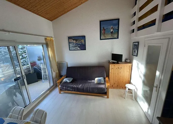 Apartamento Studio Mezzanine 4 Pers, Plage à 50m, Parking Privé - FR-1-224C-591